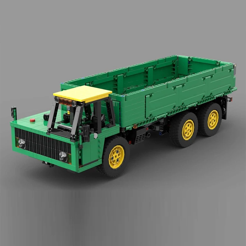 City Car Model MOC Building Bricks AMT 6x6 Multi-Functional Vehicle Modular Technology Children Holiday Gifts Assemble Toys Suit
