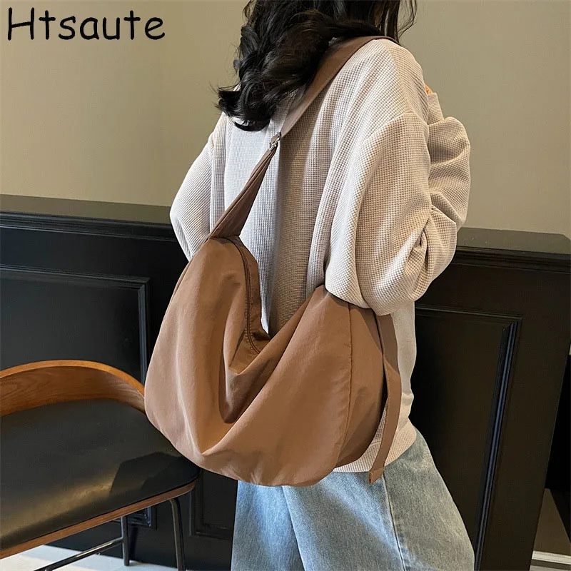 

Super Popular Spring and Summer Handbag Crossbody Bags Commuter Bucket Bag for Women 2026 New Style Nylon Tote Women's Bag