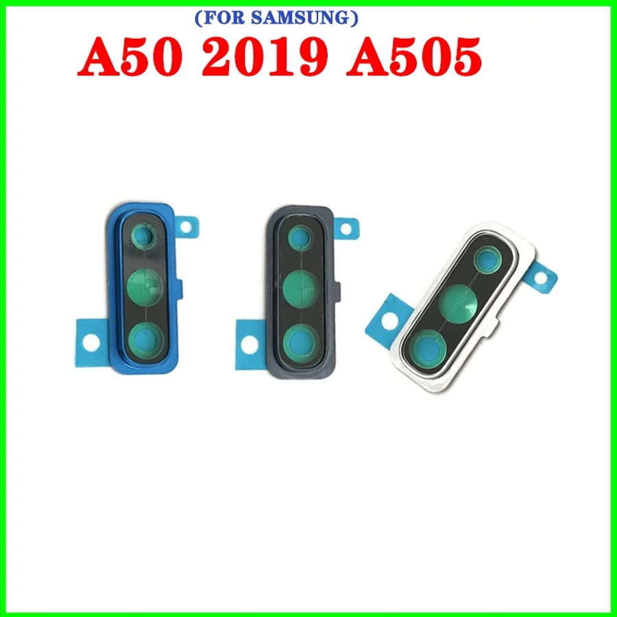 Middle frame Back Housing For Samsung Galaxy A50 A505 A305F SM-A505F Back Door Battery Cover Glass Housing Case Side Buttons Cam