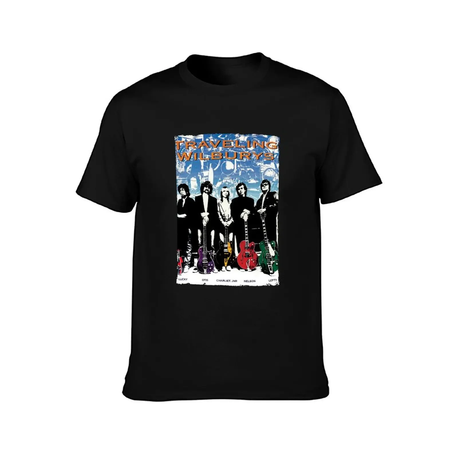 The Traveling Wilburys Band T-Shirt topping vintage clothing for men