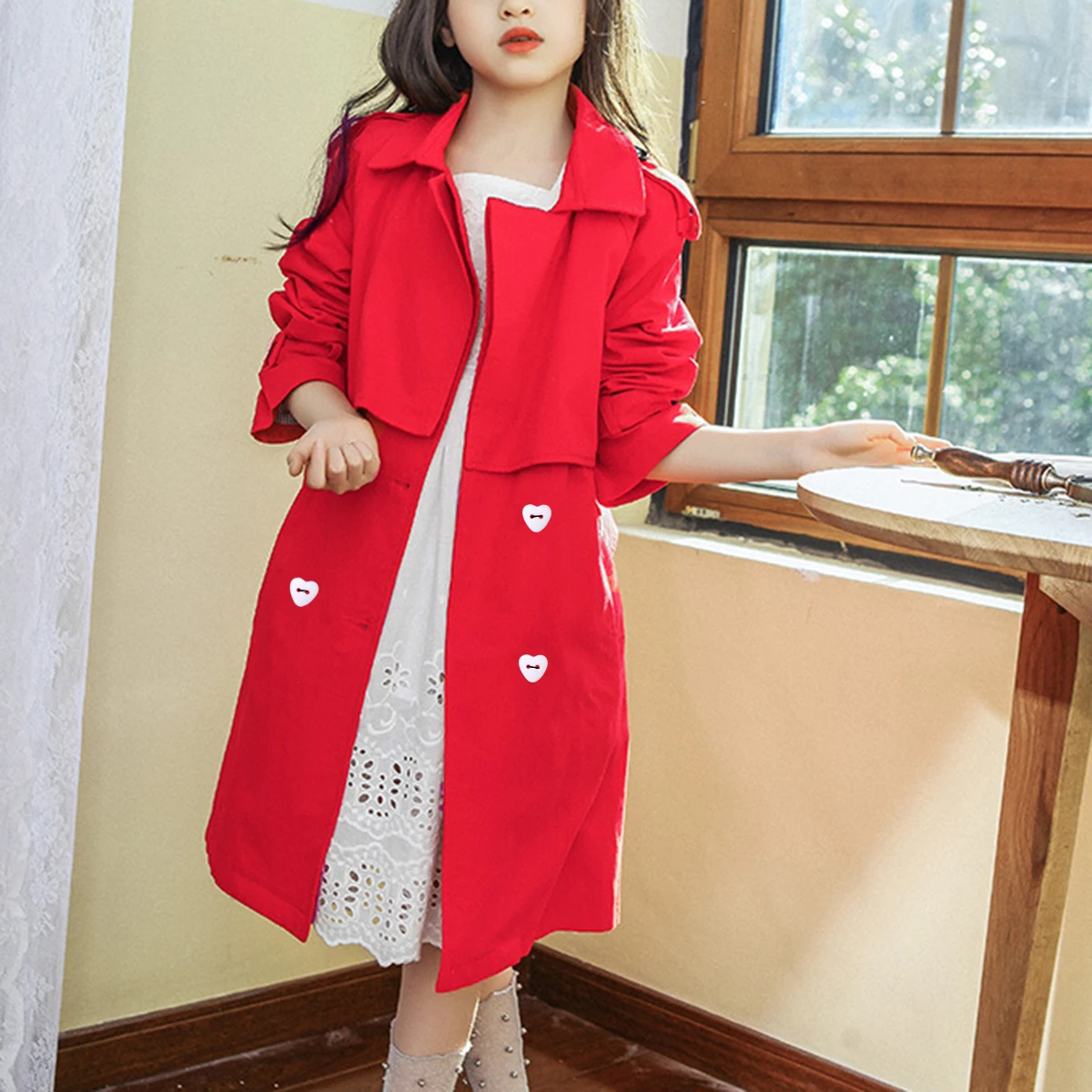 

100pcs Colored Buttons Heart Shaped Resin Sewing 2 Hole 12mmx11mm Craft Accessories Embroidery Decorations Fashion Rivets