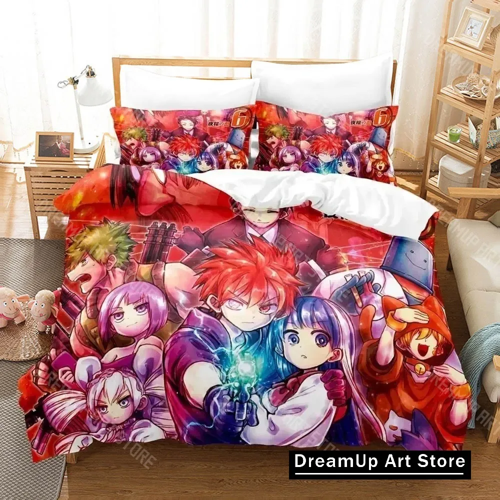 3D Print Anime Mission Yozakura Family Bedding Set Boys Girls Twin Queen King Size Duvet Cover Pillowcase Bed boys Adult