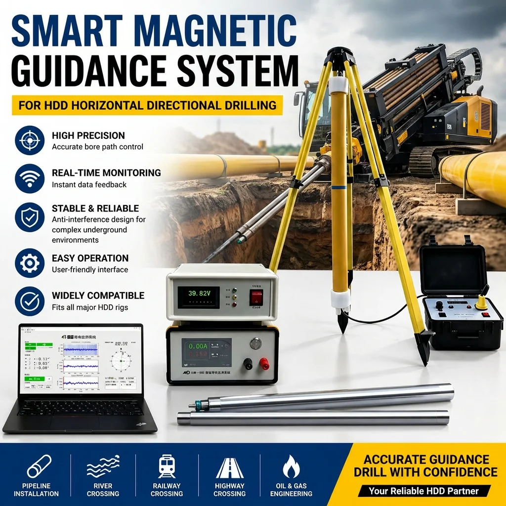 Drillsoltek Horizontal Directional Drilling Guidance System for Contractors Real Time Underground Tracking Tool