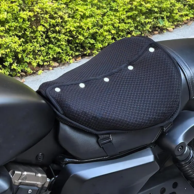 Motorcycle Seat Gel Pad Cycling Motorcycle Cushion Seat Gel Cover Women Men Riding Lovers Weatherproof Shock Absorber With