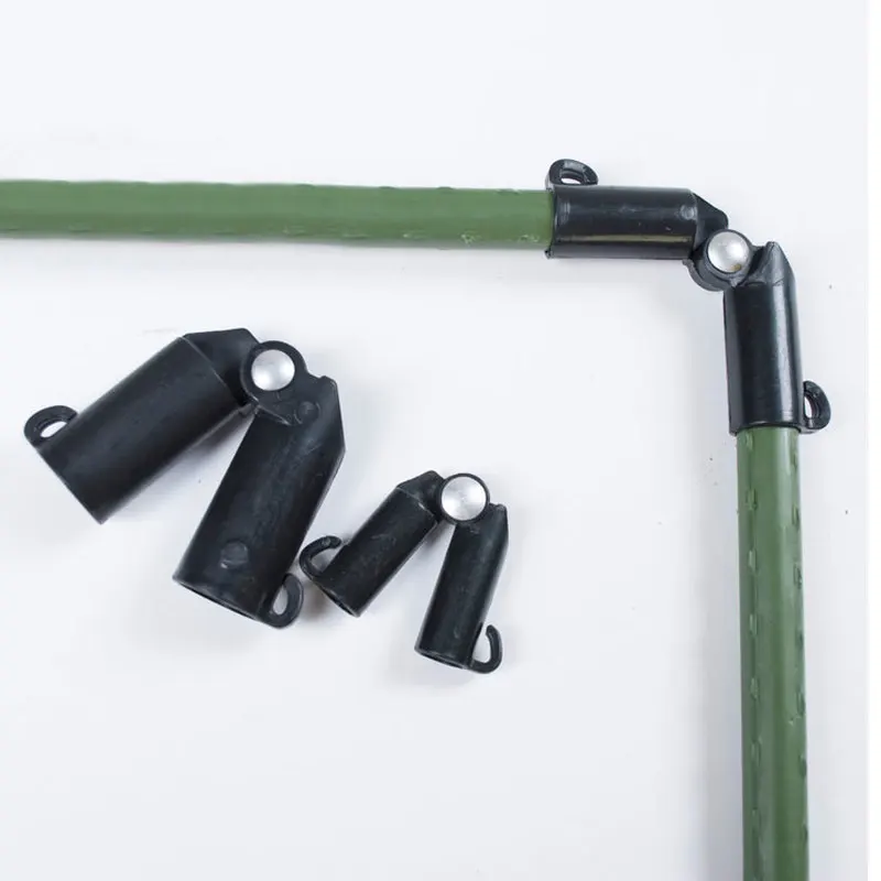 5pcs/lot 16mm Plastic Plant Stakes Connectors Adjustable Greenhouse Bracket Pole Fixed Clamp Gardening Pillar Support Forks