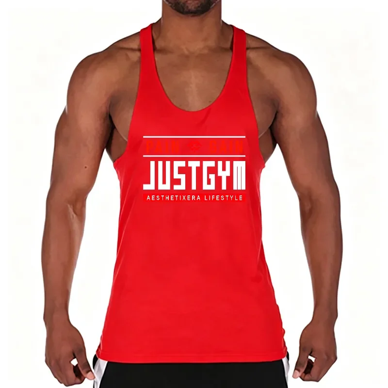Men's Quick Dry Sleeveless Running Vests  Athletic Workout Tank Top Breathable Gym Singlet For Bodybuilding Fitness Sports
