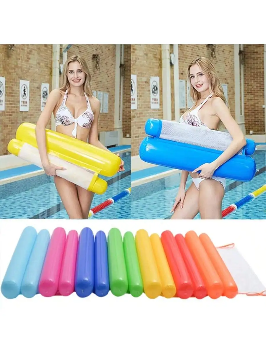 2023 New Water Hammock Recliner Inflatable Floating Swimming Mattress Sea Swimming Ring Pool Party Toy Lounge Bed For Swimming