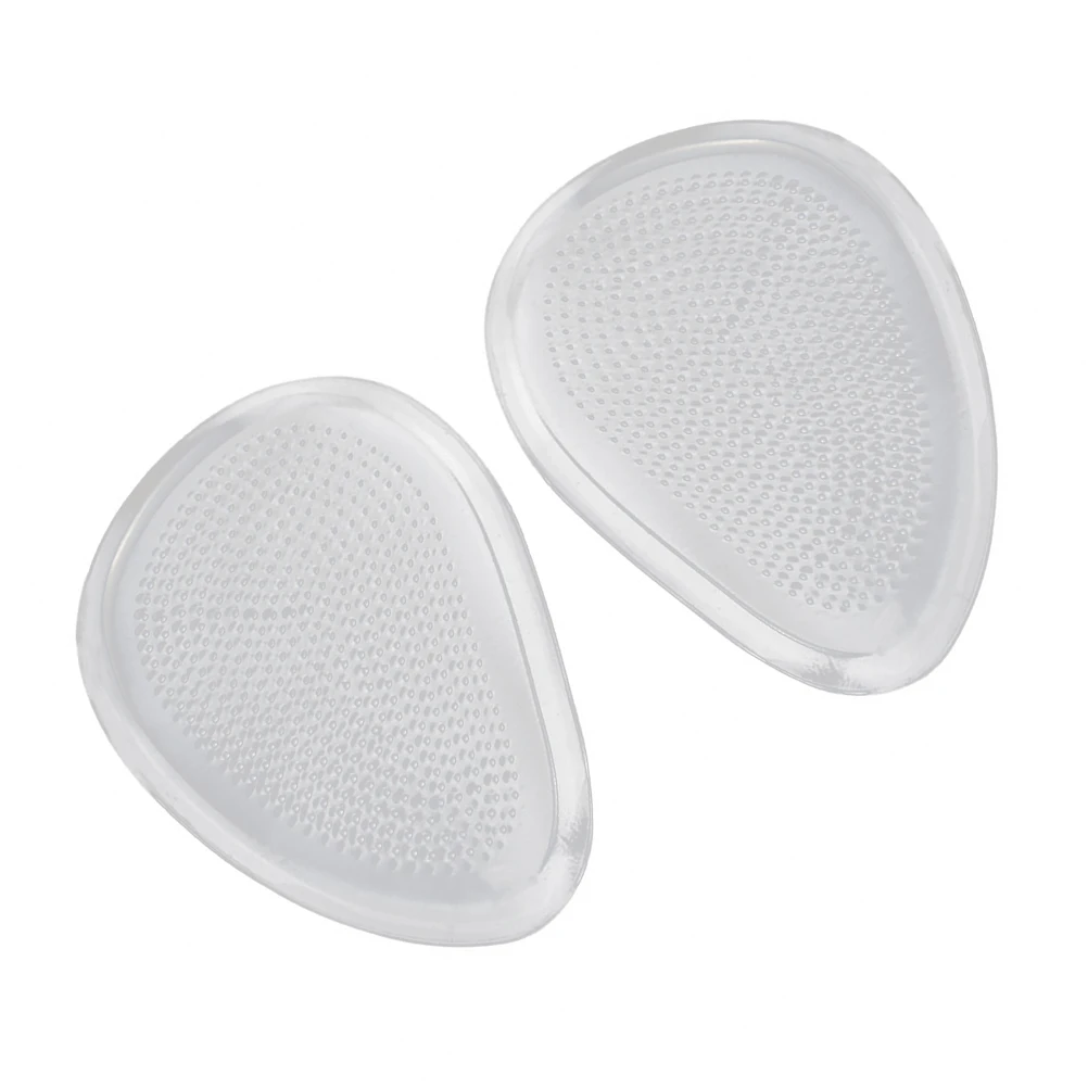 

5 Pairs Silicone Forefoot Pads Half Insoles Soft Cushion Toe Bandage Heel Spur Fascitis Shoes Feet Orthopedic Socks Metatarsal