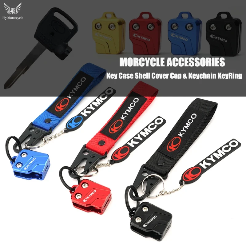 

For Xciting 200 250 300 Like Xtown 125 CT250 CT300 Downtown 125i 200i 300i 350i KYMCO Key Cover Case Shell & Keychain Keyring