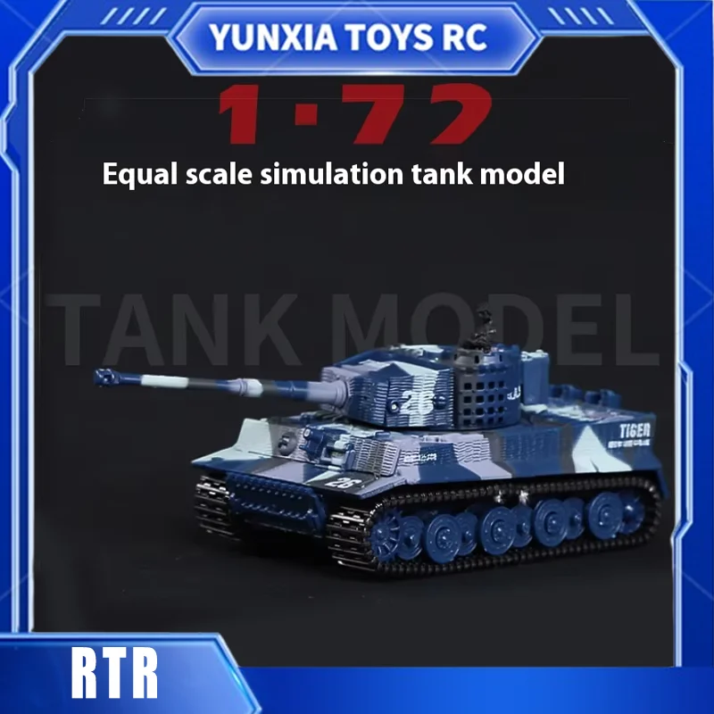 Ultra small Mini Remote Controlled Tank 1:72 Track Driving Simulation Tiger T99 Stryker Military Model Tank Children's Toy Gift