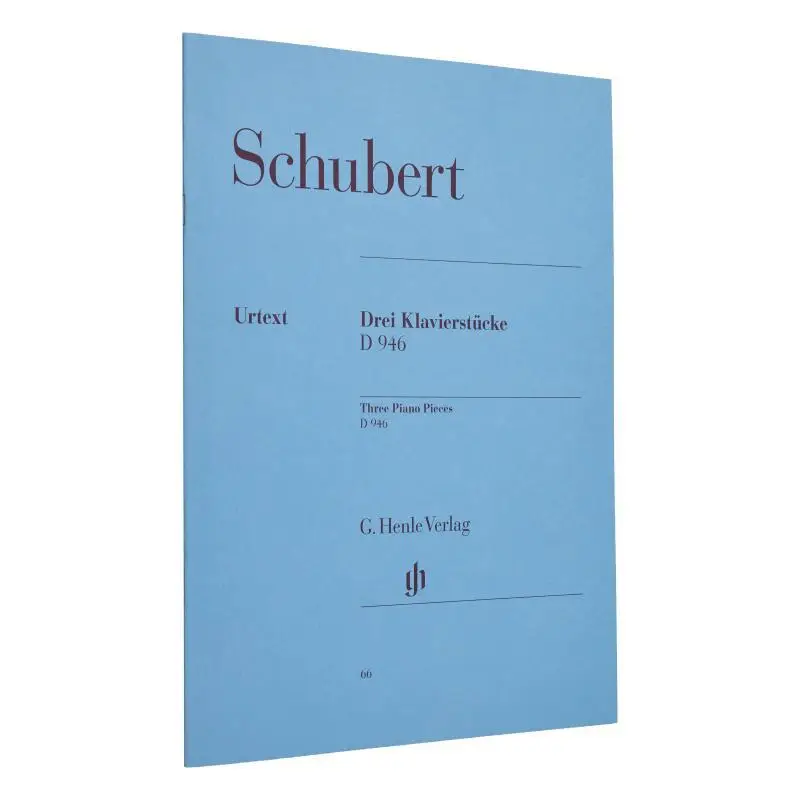 

HN66 Schubert 3 Piano Pieces D 946 Mies Paul G Henle Verlag 9790201800660 Book