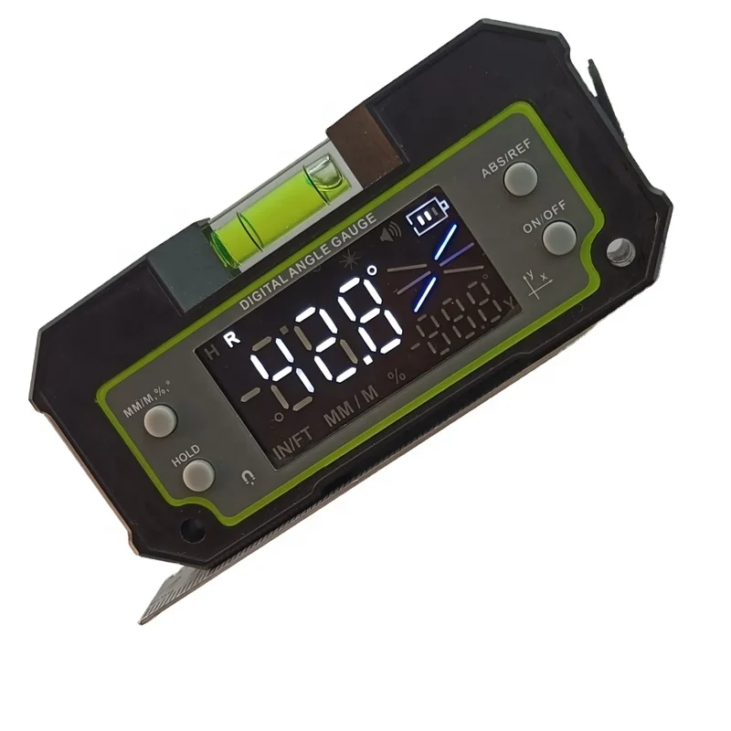Dual Axis Digital Protractor Level Inclinometer Bluetooth Measuring Angle Ruler Biax Rechargeable Magnetic Level Box 0.1 Degree
