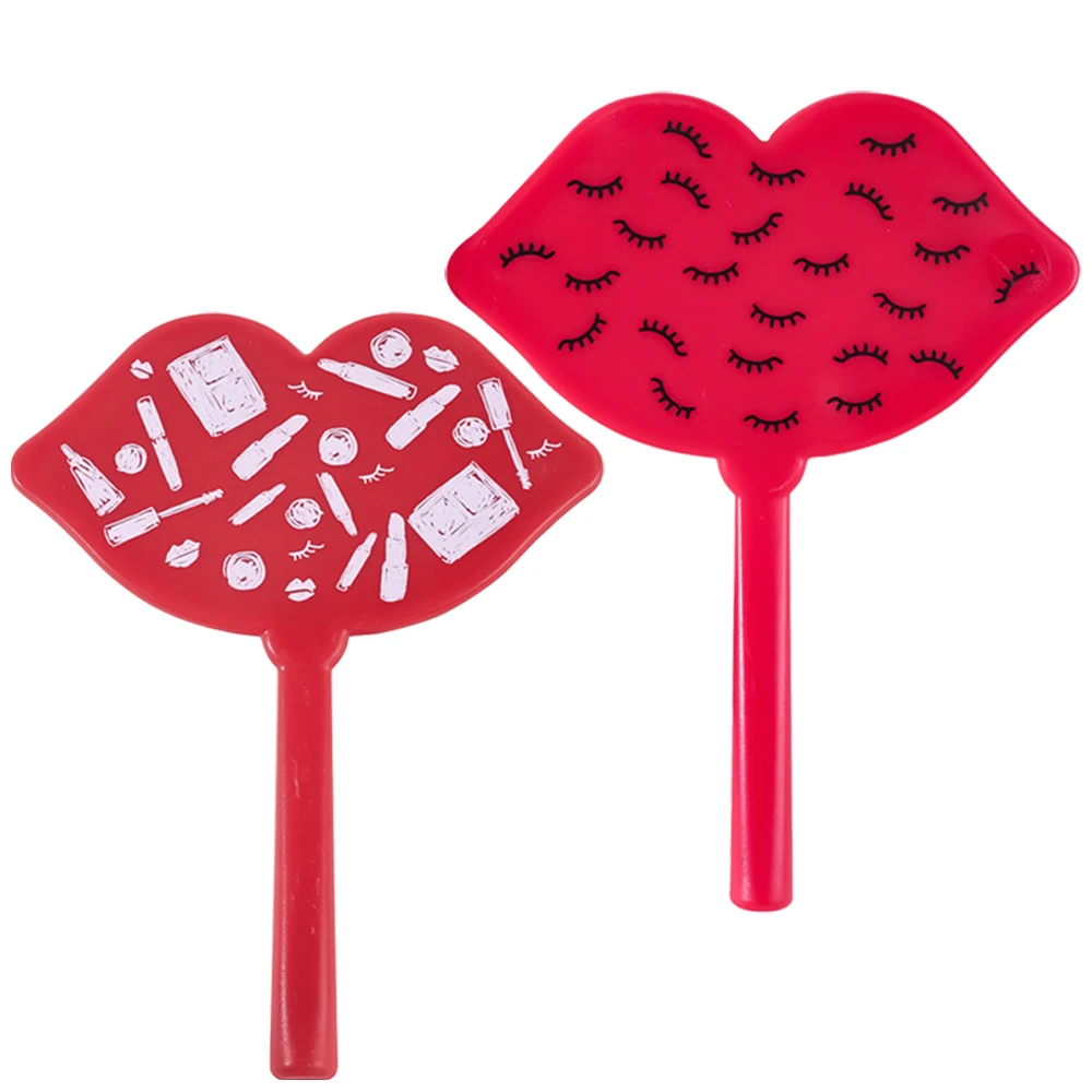 1pc specchio per trucco portatile specchio per estensione ciglia portatile per donne e ragazze viso piccoli specchi strumento da tavolo di bellezza