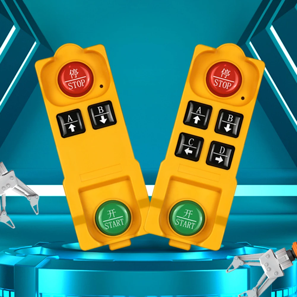 

Дубликатор с дистанционным управлением, 433,92 МГц, управление подъемным краном, 2/4 кнопки, кран, промышленный радиоконтроллер, водонепроницаемый, на большие расстояния