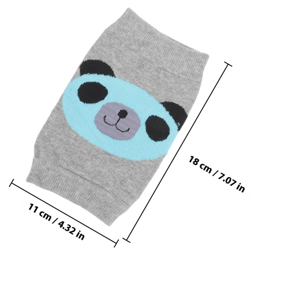 2Pairs Baby Crawling Knee Pads Toddler Anti Slip Comfortable Soft Cotton Baby Crawling Protective Pads Skin Friendly