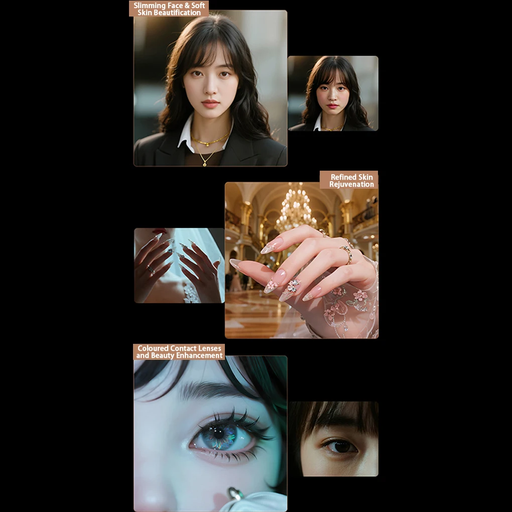 Illuminate Selfies Adjustable Brightness Fill Light For Smartphone Photography 360 Degree Rotation black