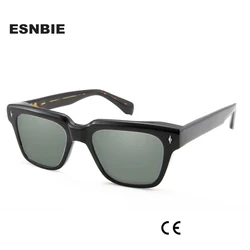 Jacques Design Square Retro Sun Glasses For Men Acetate UV400 Sunglasses Women Trendy Punk Oculos De Sol Masculino Street Style