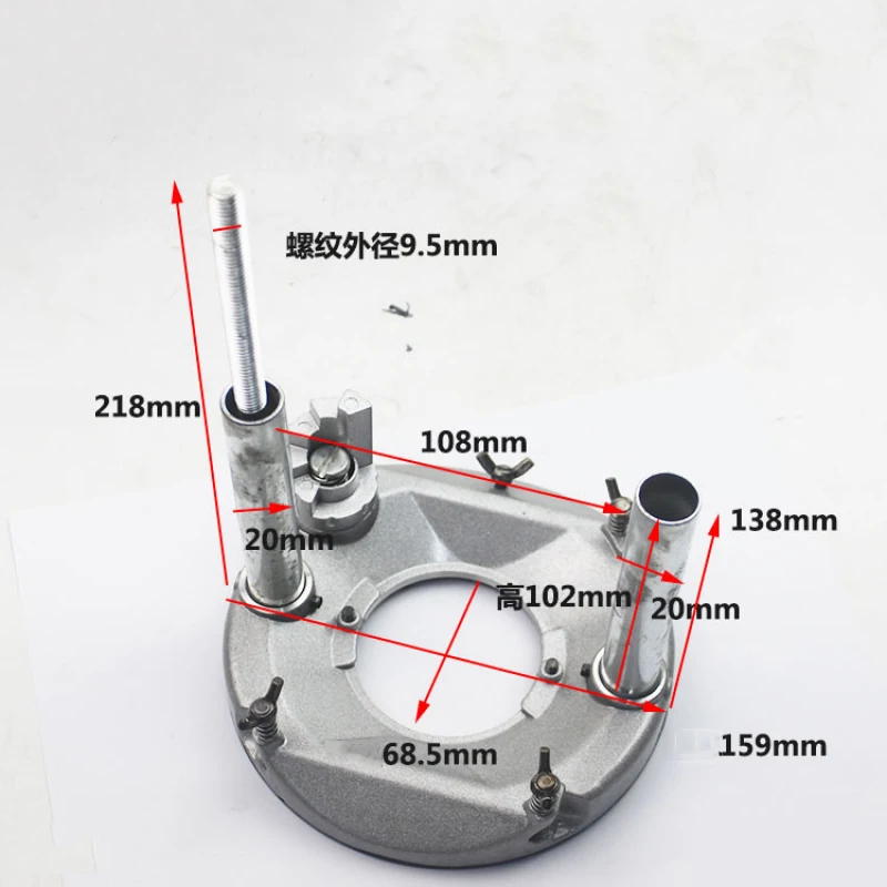 Suitable for Makita 3612c Luoji Dongcheng engraving machine wood milling aluminum base lifting table bracket assembly