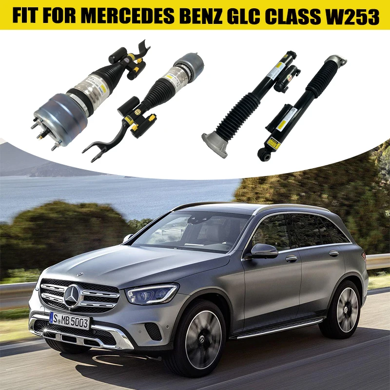 

4PCS For Mercedes Benz GLC W253 4Matic Air Suspension Strut Front With Rear Shock Absorber A2533206700 A2533206800 A2533200130