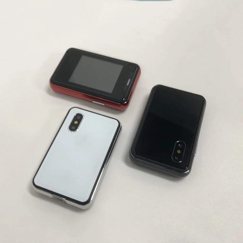 8XR Super Mini Smartphone 1.77inches Touch Display 2G GSM Mobile Phone Wireless Dialer Small Phone SMS Multimedia CellPhone