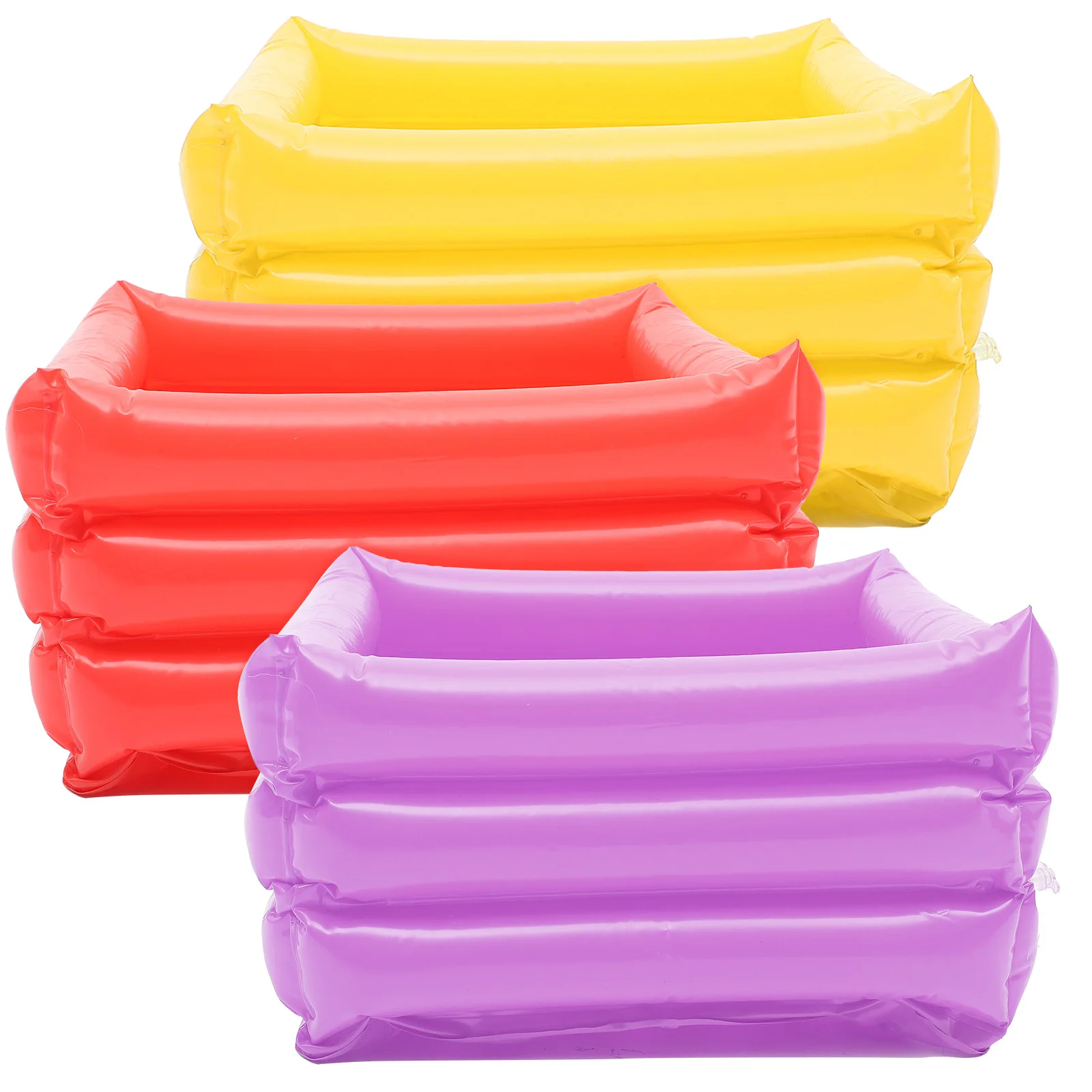 

Inflatable Basin Portable Foldable Pvc Wash Basin For Travel Family Use Foot Bath Bowl Soaking Feet Drain Hole No Leakage Foot