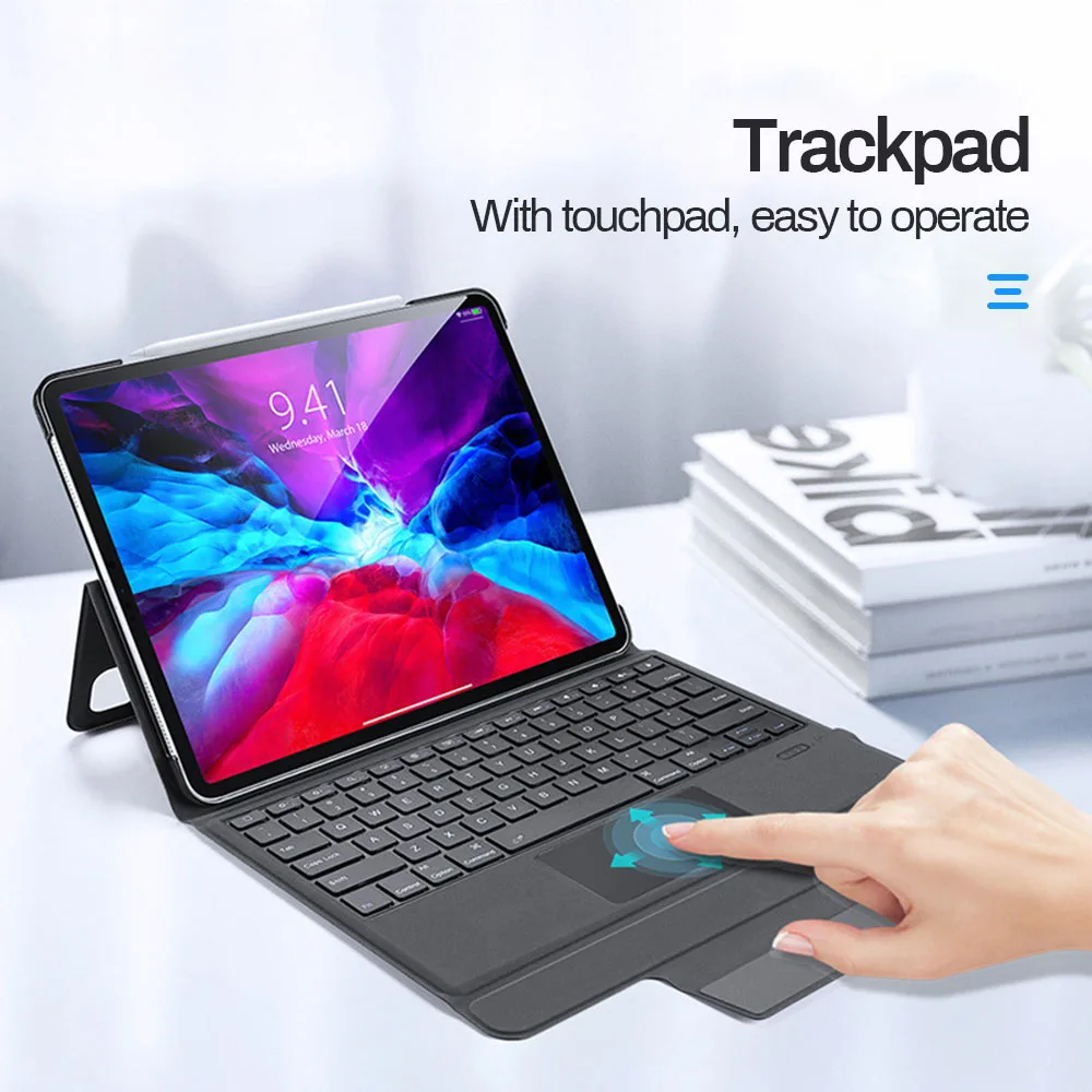 Magic Keyboard For iPad Pro 12.9 2020 With Bluetooth Mouse Tablet Wireless Keyboard For iPad Pro 12.9 Inch Stand Protective Case