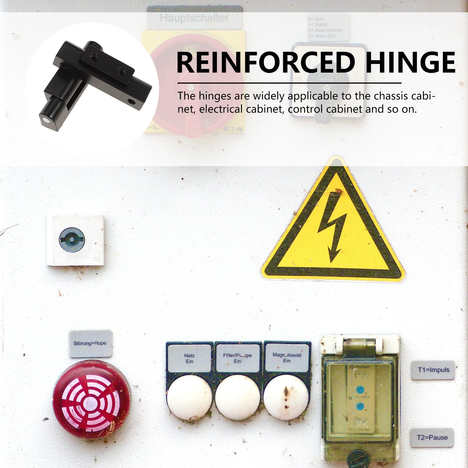 

2Pcs Hinges Durable Aluminum Alloy Professional Chassis Industrial Cabinet Mechanical Cabinet Replacement