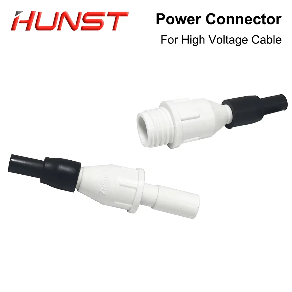 HUNST High Power Adapter Laser Power Connector for CO2 Laser Tube High Voltage Cable Accessories