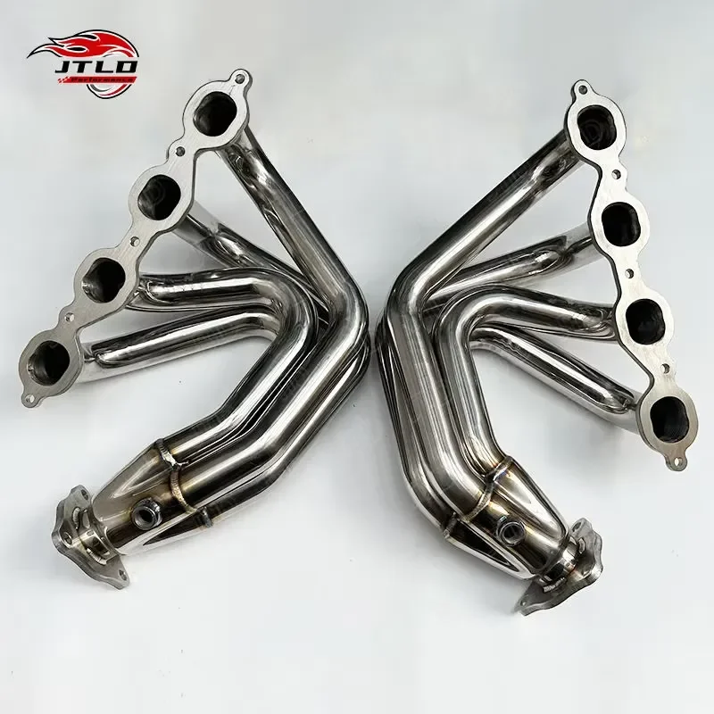 High Performance T304 Stainless Steel Exhaust Manifold Long Tube Headers Fits for Corvette C8 z51 6.2L LT2