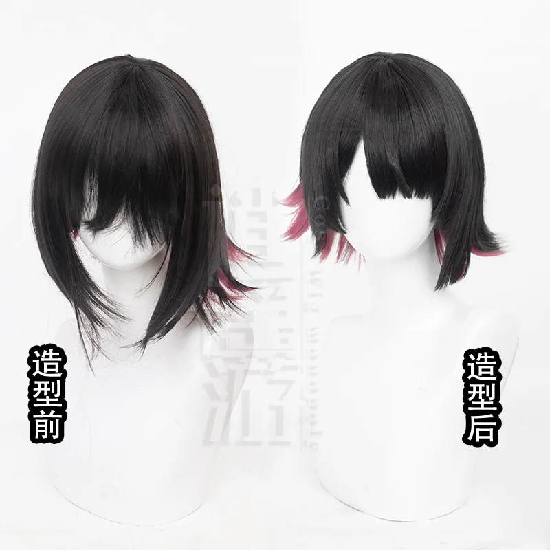 Zenless Zone Zero Ellen Joe Cosplay Wig Simulation Scalp Top Shark Girl Halloween Gift