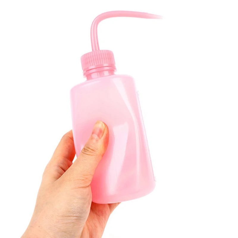 250ml Eyelash Extension Elbow Flush Bottle Wash Squeeze Bottle Non-Spray 4 Colors Tattoo Diffuser Soap Supply Wash Bottle