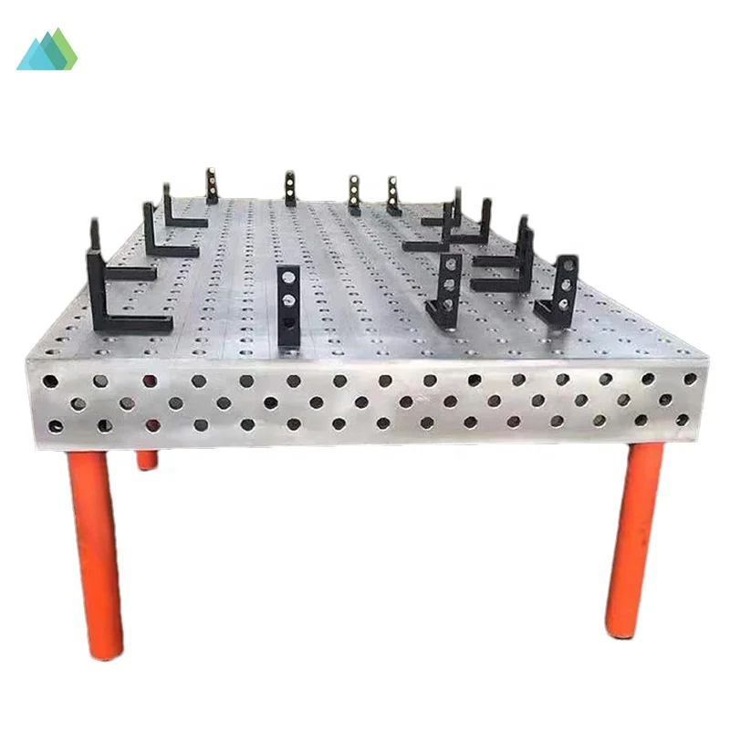 

china manufacturer welding equipment 3D welding table with jigs and fixture in stocked 3D welding table