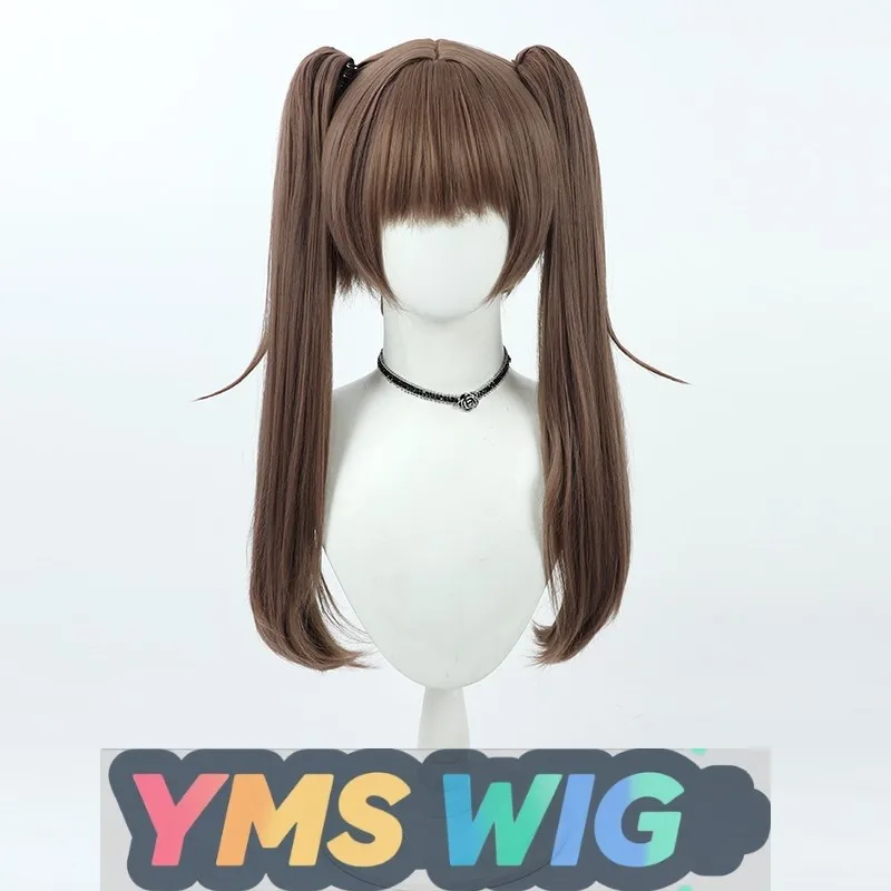 【MES WIG】 Déesse du Victoire: Nikki Cat Ear Girl Nilo Cosplay Perruque Deux Pièces Tigre Bouche Clip Queue de Cheval