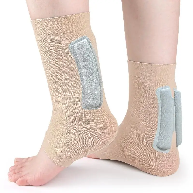 

Ankle Brace Sock Supportive Gel Sleeve Non-slip Sports Compression Socks for Outdoor Hiking Home Gym