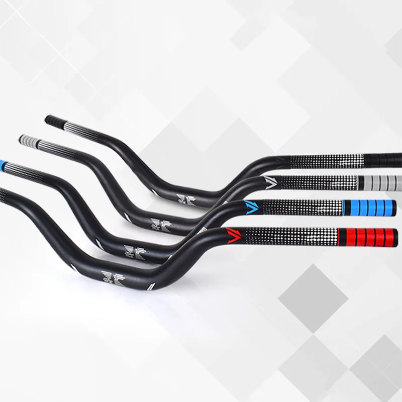 31.8mm 90mm MTB Handlebar 720/780mm High-Strength Aluminium Alloy Bicycle Riser Bars Lightweight Integrated Handlebars Bike Part