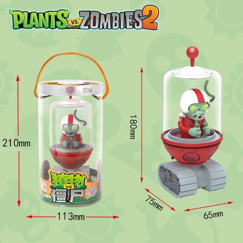 Plants vs Zombies 2 Electromagnetic Shield Zombie Pull back car toy Action Figures Battle Game Model Game Character Teenager Toy