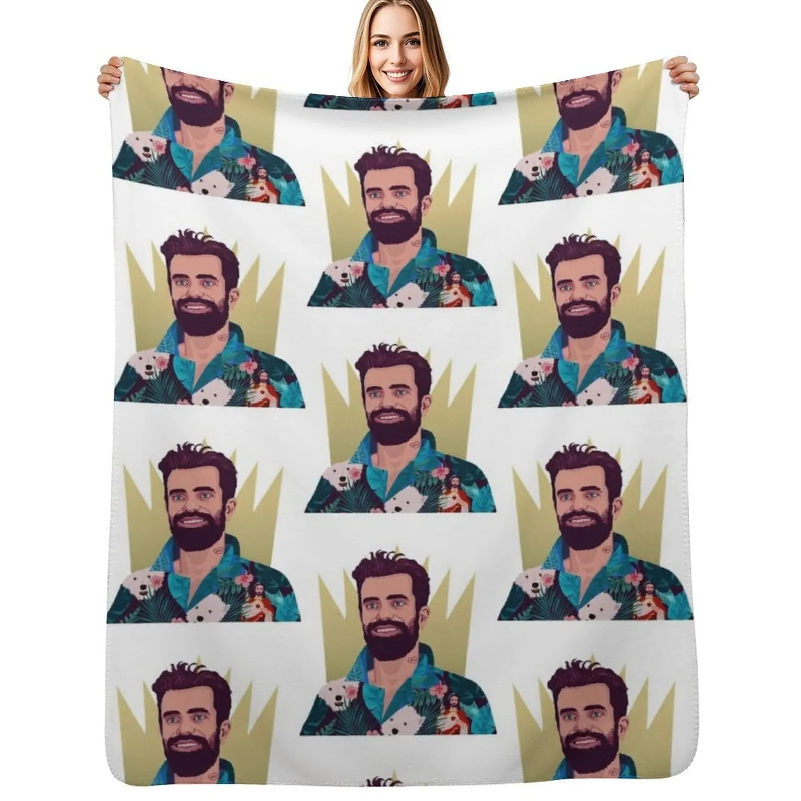George Survivor Throw Blanket funny gift Summer Luxury Brand for babies Blankets For Bed Sofa Blankets