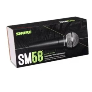 Shure SM58 legendary vocal wire dynamic microphone, professional DJ Cardioid microphone, karaoke, ktv show, high quality, original Main Microphone Sales Shure - №1