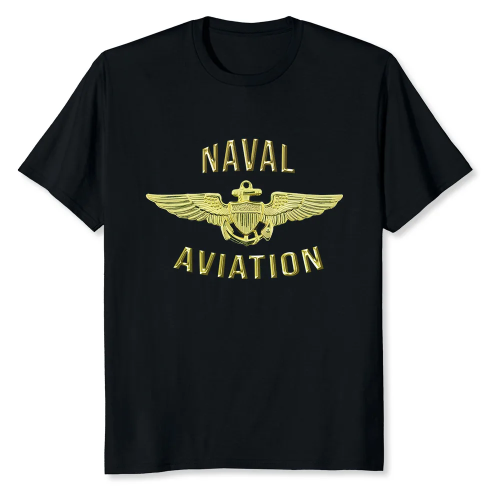 Naval Aviation Wings Patch T-ShirtHigh Quality 100%Cotton Short Sleeve