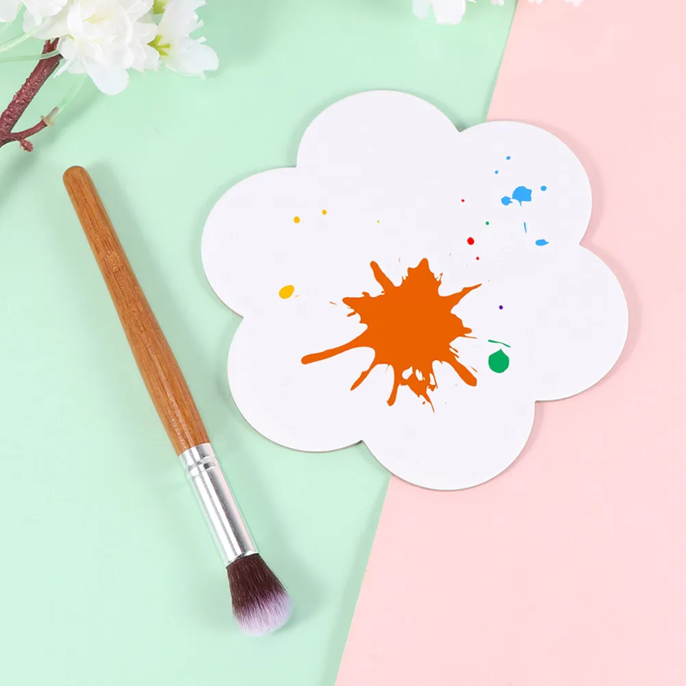 4Pcs Cotton Painting Canvas Board Flower Design Blank for Oil Acrylic Paint Artists Hobbyists Rounded Corners Mini Canvas Panel