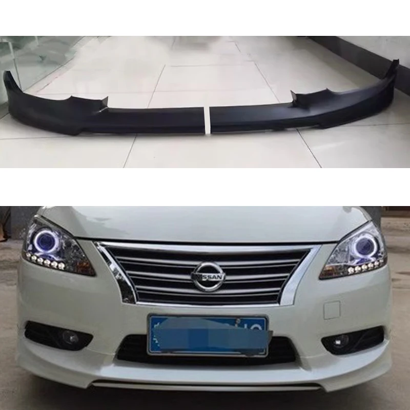 

For Nissan Sentra Sylphy 2012 2013 2014 Year Front Bumper Lips Body Kit Accessories 2 Pcs