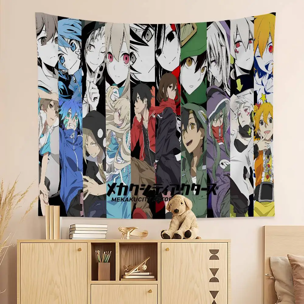 Anime Kagerou Project Cartoon Tapestry Art Science Fiction Room Home Decor Wall Hanging Sheets