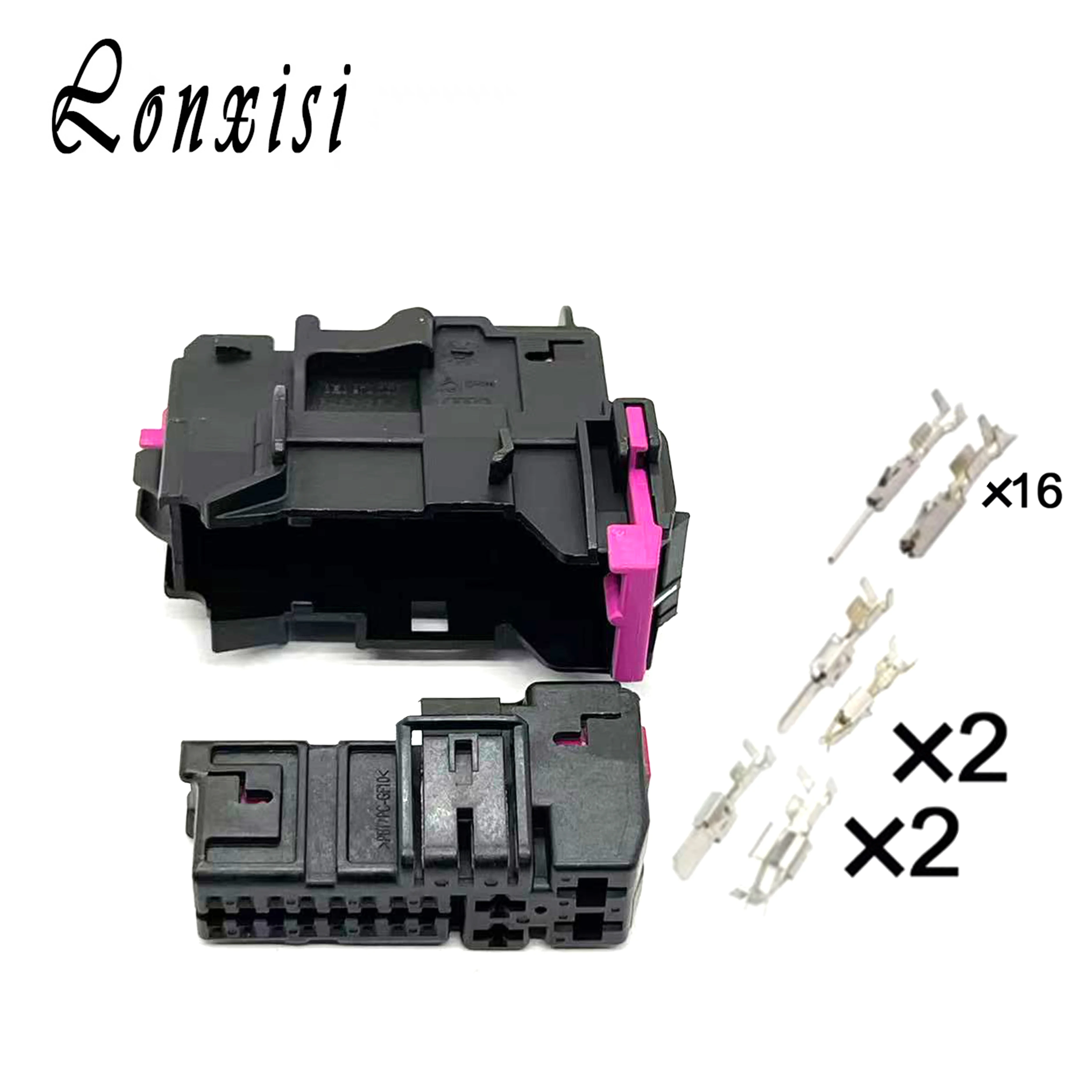 

1/5/10/20 Sets 20 Pin 8E0972702 8E0972701 Car Front Door L/R Connector Male Female Plug For Audi A4 A6L A3 A8 Q7 Q3 Q5