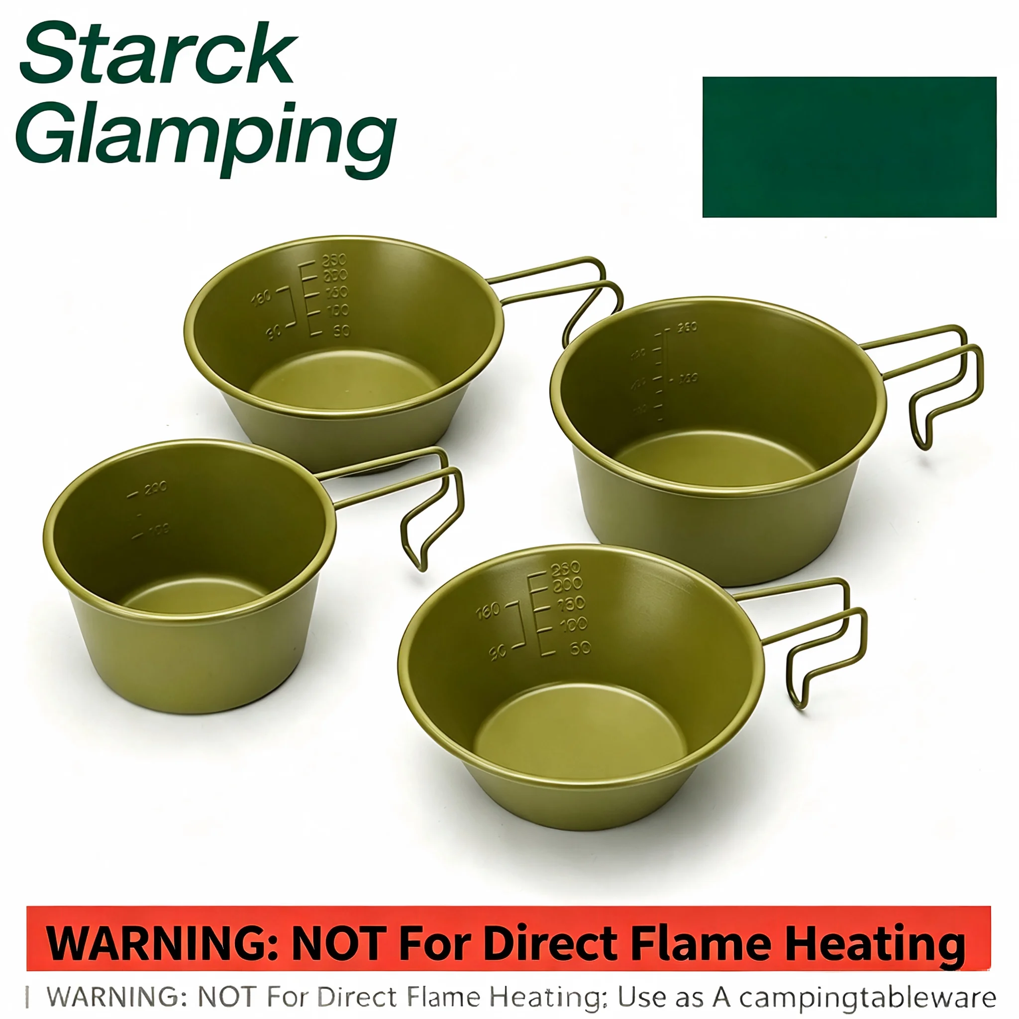 Camping Cooking Cup - Camping Cookware Set Non-stick Sierra Cup