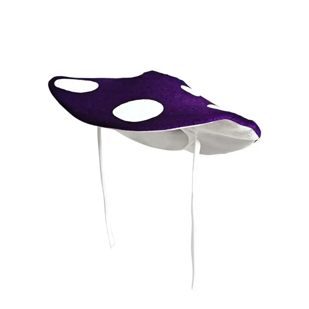 Novelty Mushroom Hat Polka Dot Cartoon Cosplay Headgear Novelty Headpiece Roleplaying Events