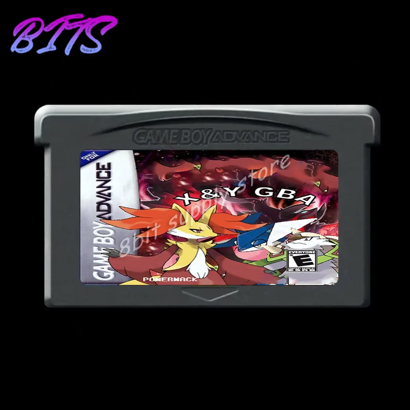

32bit game card：X & Y GBA (Emerald/Fire Red Hack) ( USA Version!! )