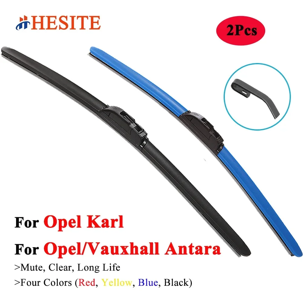 

HESITE Colorful Wiper Blade For Opel Vauxhall Antara Karl 2006 2008 2010 2013 2015 2017 2019 2020 2021 2022 2023 Car Accessories