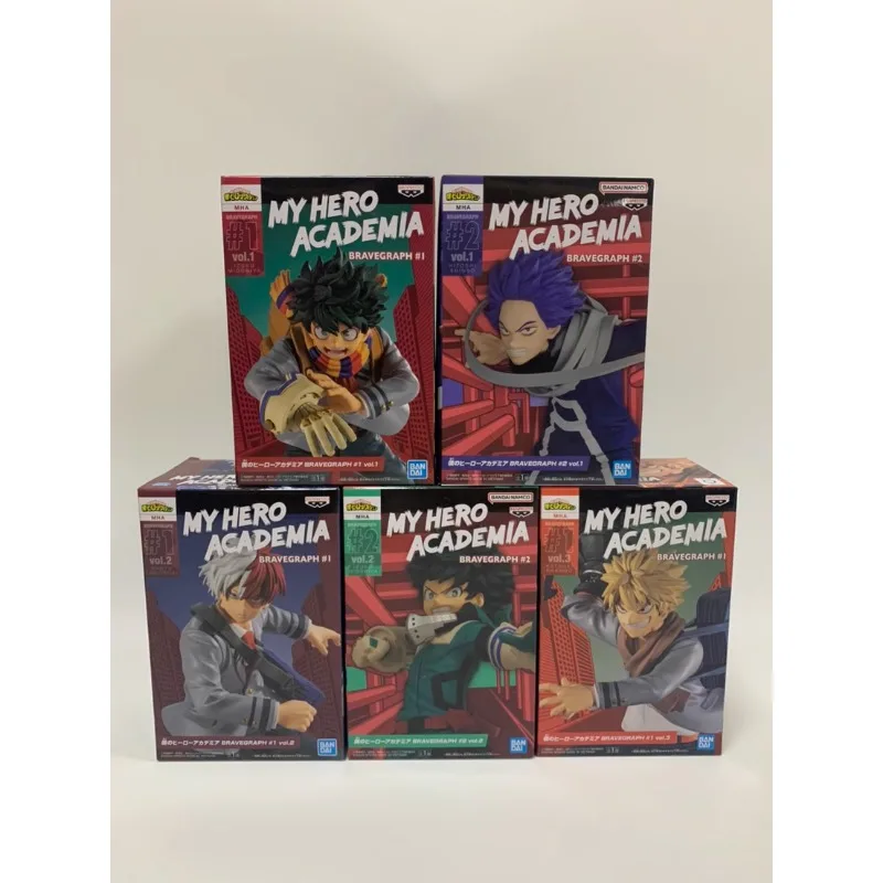

BANDAI BRAVEGRAPH "My Hero Academia" Souvenir Figures (Katsuki Bakugo, Izuku Midoriya, Shoto Todoroki)Toys for Kids Gifts
