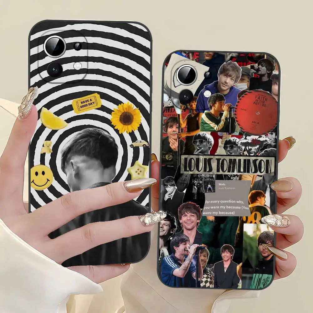 

L-Louis T-Tomlinson Singer Phone Case Black Cover Suitable For Xiaomi 11 Redmi Note 11 5G 8T 9A 9 10T Note8Pro Note9 12S Ultra