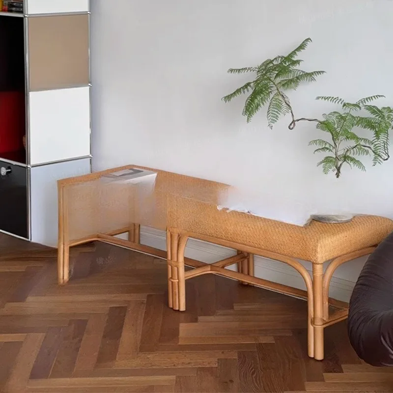 quiet wind, shoe change stool, dining table, bench, natural Indonesian pain ins